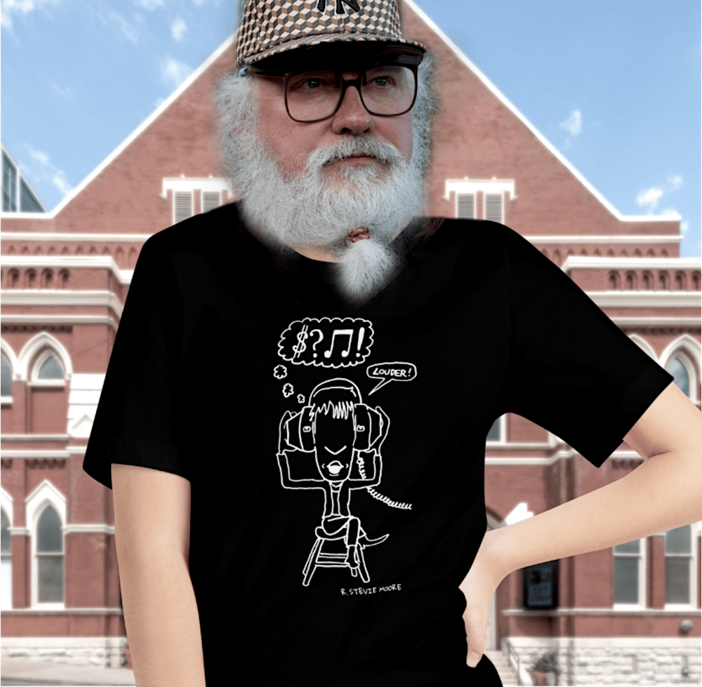 Stance Tee (white print) | R. Stevie Moorechandise Club